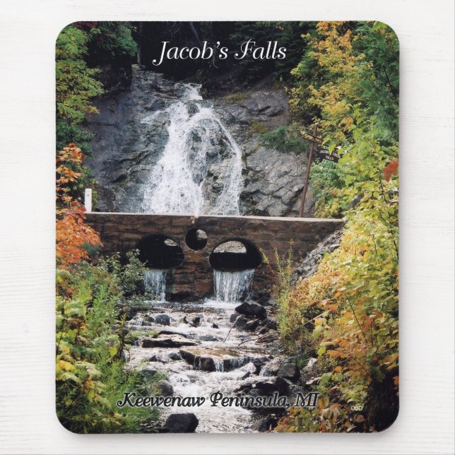 Alfombrilla De Ratón Mousepad de Jacob's Falls (Frente)