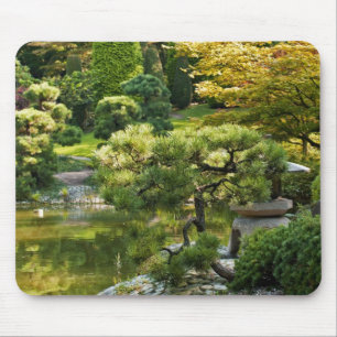 Alfombrilla De Ratón Mousepad de jardín japonés