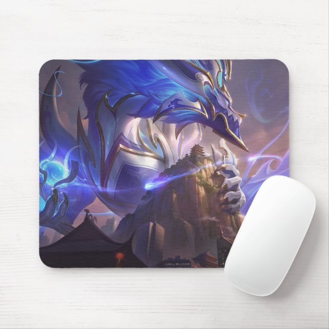 Alfombrilla De Ratón Mousepad de juego de dragones cósmicos | ¡Personal (Con ratón)
