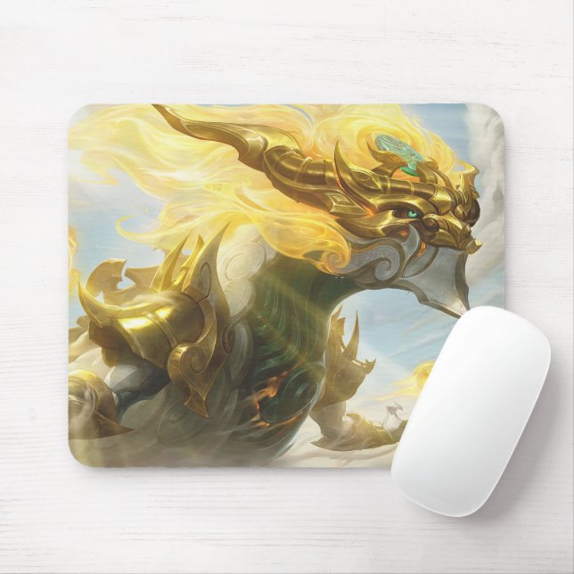 Alfombrilla De Ratón Mousepad de juego de dragones cósmicos | ¡Personal (Con ratón)