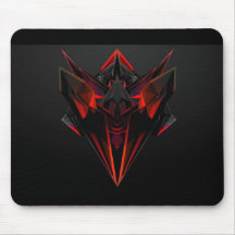 Mousepad de juegos de Cyber Force (Rojo)