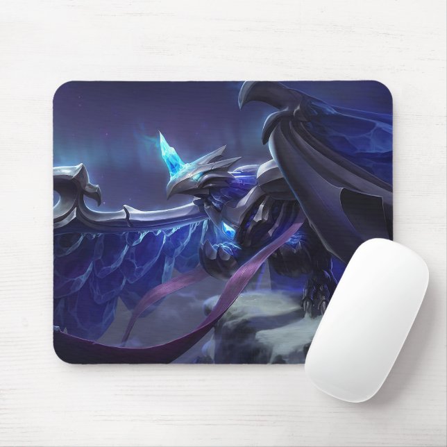 Alfombrilla De Ratón Mousepad de juegos de dragón escarcha | ¡Personali (Con ratón)