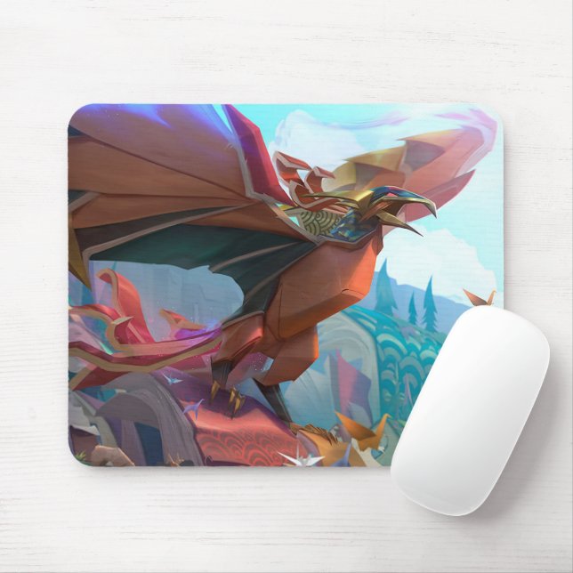Alfombrilla De Ratón Mousepad de juegos de dragón escarcha | ¡Personali (Con ratón)