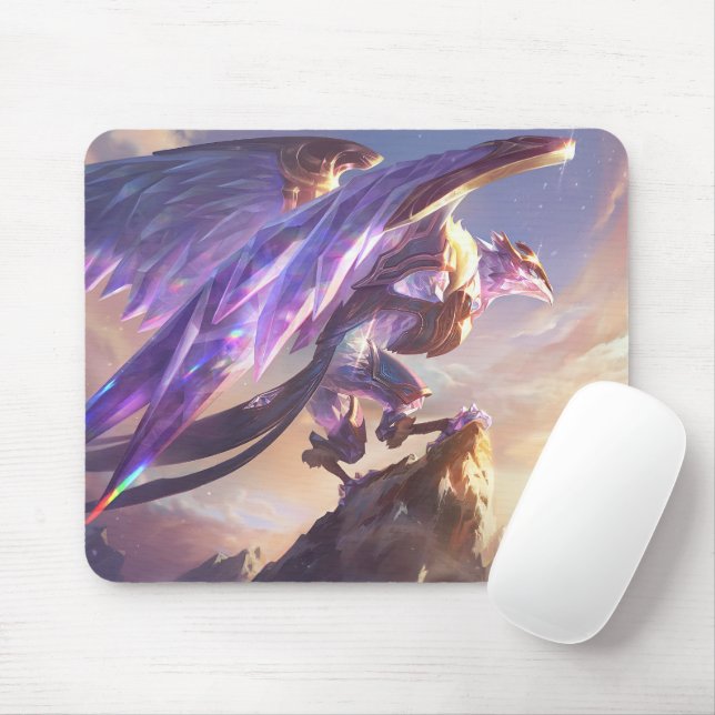 Alfombrilla De Ratón Mousepad de juegos de dragón escarcha | ¡Personali (Con ratón)