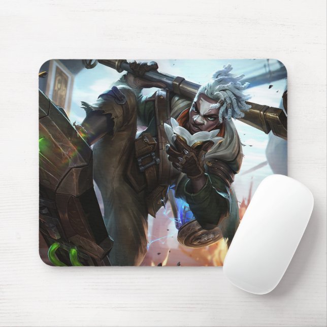 Alfombrilla De Ratón Mousepad de juegos de Time Bender | Chrono Master  (Con ratón)