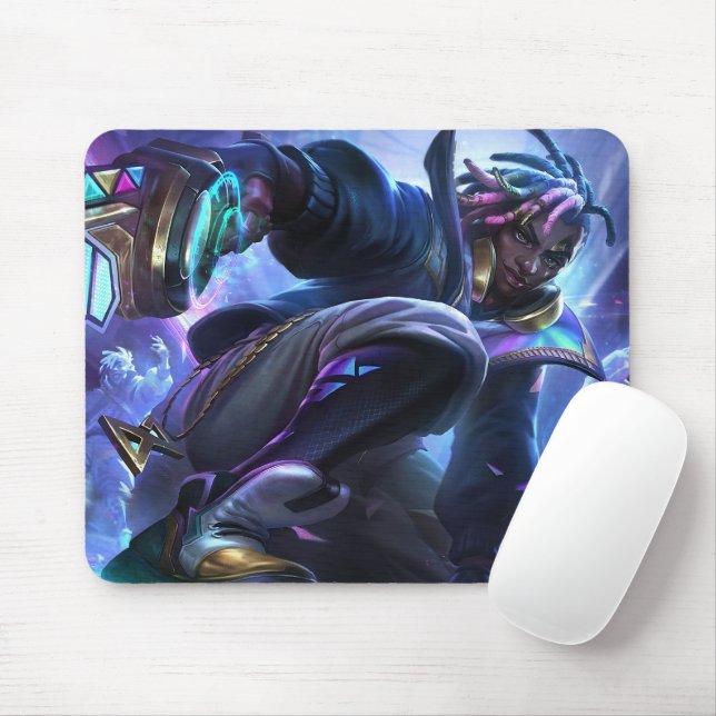 Alfombrilla De Ratón Mousepad de juegos de Time Bender | Chrono Master  (Con ratón)