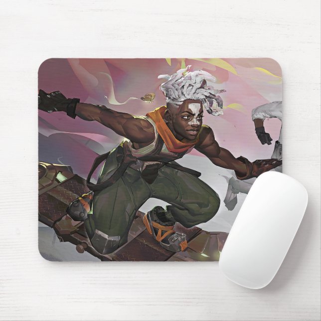 Alfombrilla De Ratón Mousepad de juegos de Time Bender | Chrono Master  (Con ratón)