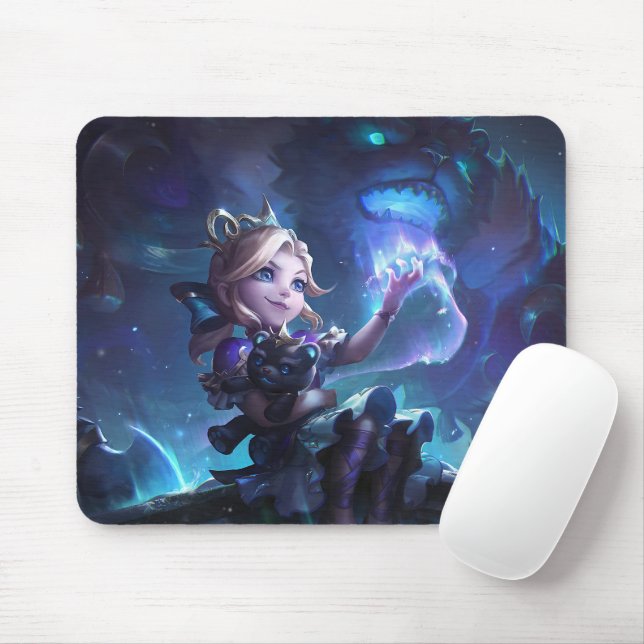 Alfombrilla De Ratón Mousepad de juegos infantil oscuro | ¡Personalizab (Con ratón)