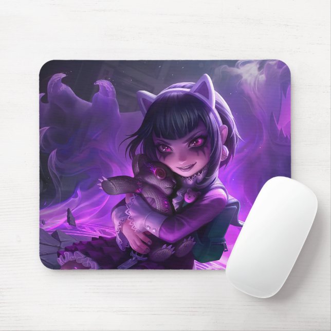 Alfombrilla De Ratón Mousepad de juegos infantil oscuro | ¡Personalizab (Con ratón)