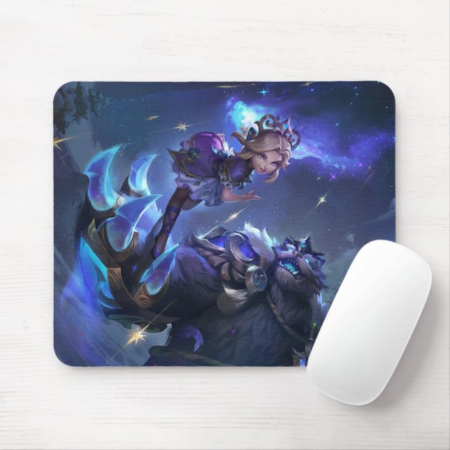 Alfombrilla De Ratón Mousepad de juegos infantil oscuro | ¡Personalizab (Con ratón)