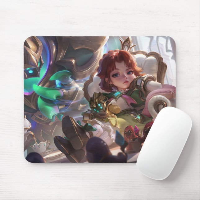 Alfombrilla De Ratón Mousepad de juegos infantil oscuro | ¡Personalizab (Con ratón)