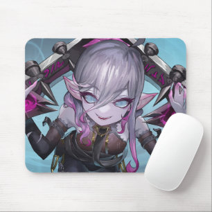 Alfombrilla De Ratón Mousepad de juegos para niños de hormigón Rosa   P