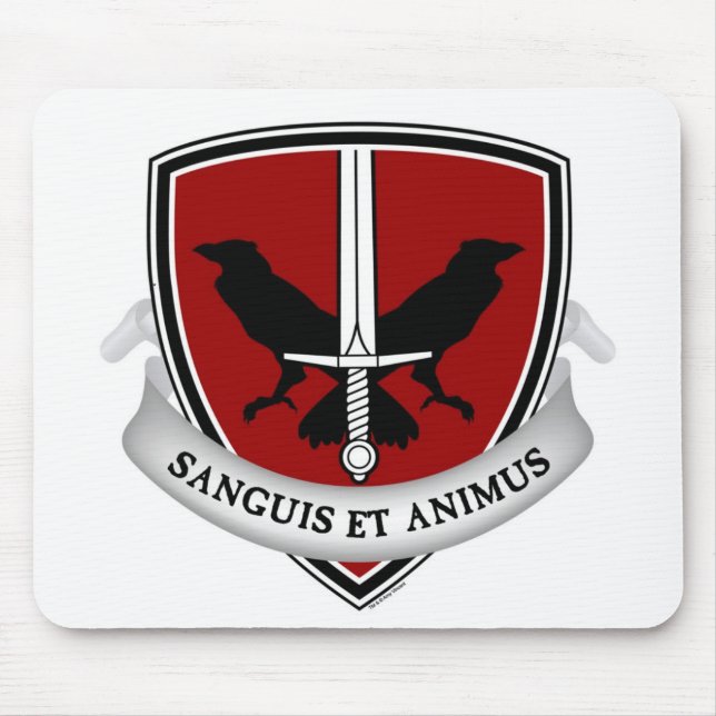 Alfombrilla De Ratón Mousepad de la academia de Evernight -- escudo de (Frente)