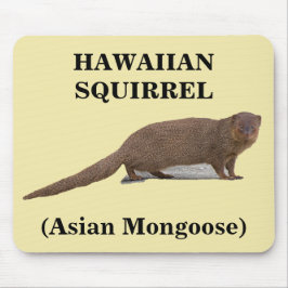 Alfombrilla De Ratón Mousepad de la ardilla hawaiana (mongosis asiática