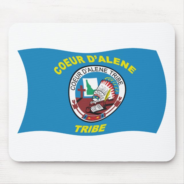 Alfombrilla De Ratón Mousepad de la Bandera Coeur d'Alene (Frente)
