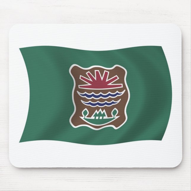Alfombrilla De Ratón Mousepad de la bandera de la tribu Abenaki (Frente)