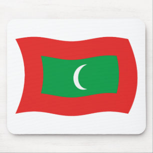 Alfombrilla De Ratón Mousepad de la Bandera de Maldivas