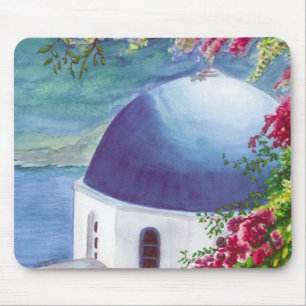 Alfombrilla De Ratón mousepad de la bóveda del santorini