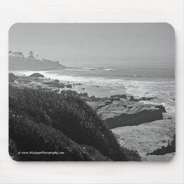 Alfombrilla De Ratón Mousepad de la costa de La Jolla (Frente)
