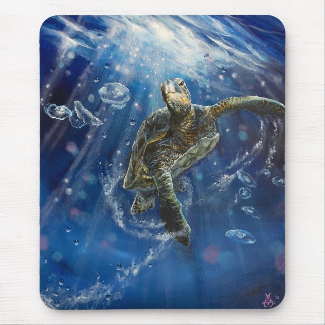 Alfombrilla De Ratón Mousepad de la danza de Honu (Frente)