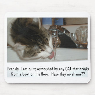 Alfombrilla De Ratón Mousepad de la diva del gato