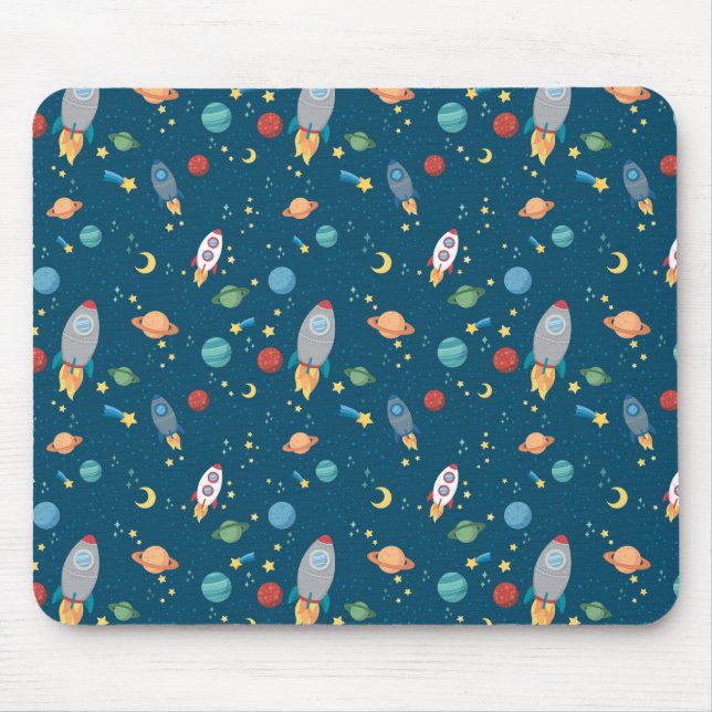 Alfombrilla De Ratón Mousepad de la diversión del espacio exterior (Frente)