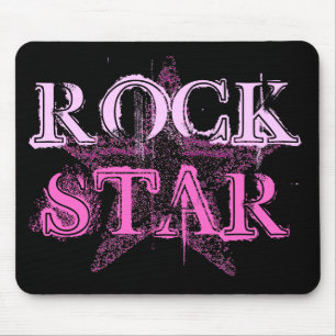 Alfombrilla De Ratón Mousepad de la estrella del rock