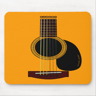 Alfombrilla De Ratón mousepad de la guitarra acústica
