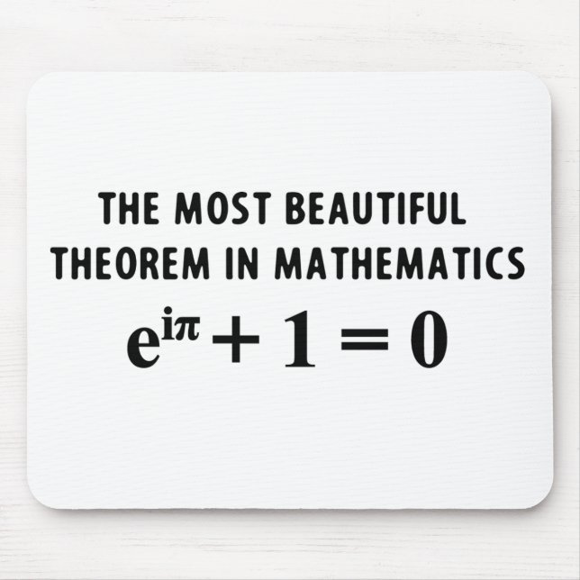 Alfombrilla De Ratón Mousepad de la identidad de Euler (Frente)