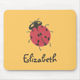 Alfombrilla De Ratón Mousepad de la identificación de la mariquita del