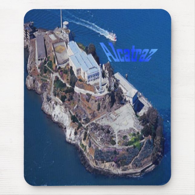 Alfombrilla De Ratón Mousepad de la isla de Alcatraz (prision) (Frente)