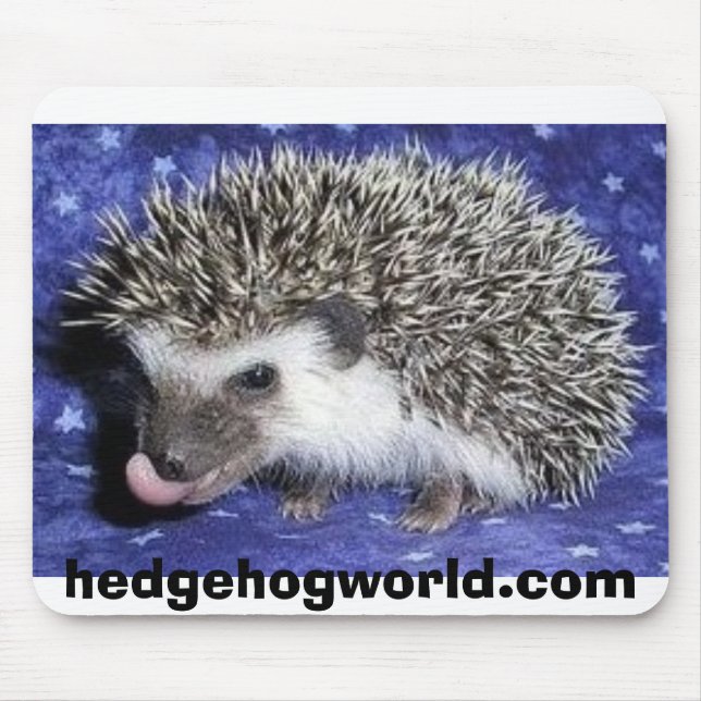 Alfombrilla De Ratón mousepad de la lengua del erizo del bebé (Frente)