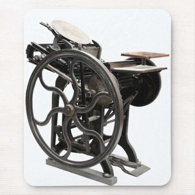 Alfombrilla De Ratón mousepad de la máquina de la prensa de copiar (Frente)