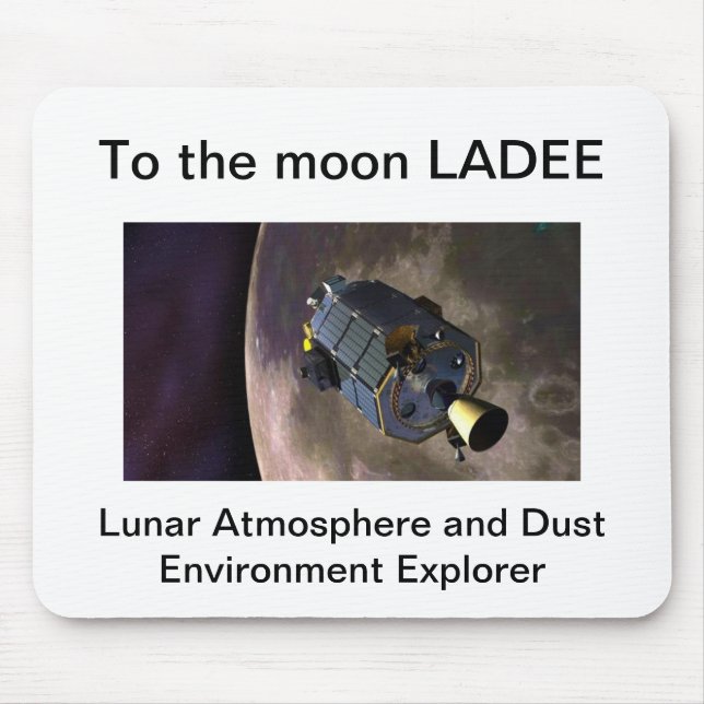 Alfombrilla De Ratón Mousepad de la misión de la luna de LADEE (Frente)