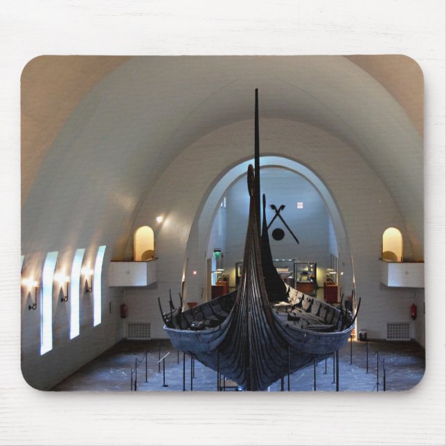 Alfombrilla De Ratón mousepad de la nave de vikingo (Frente)
