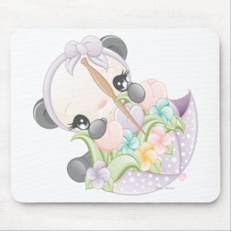 Alfombrilla De Ratón Mousepad de la panda de los melocotones