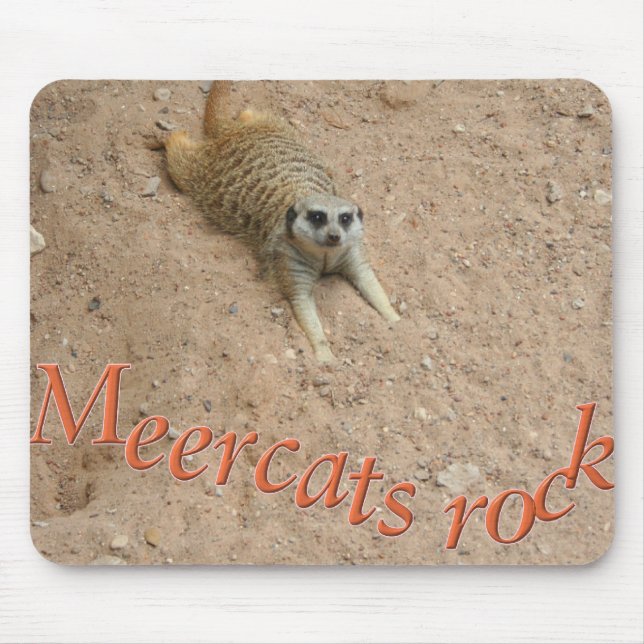 Alfombrilla De Ratón Mousepad de la roca de Meercats (Frente)