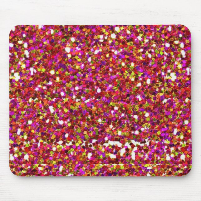 Alfombrilla De Ratón Mousepad de la textura del purpurina (Frente)