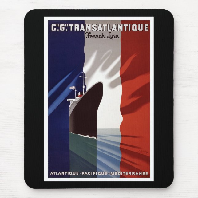 Alfombrilla De Ratón Mousepad de la travesía del Viejo Mundo (Frente)