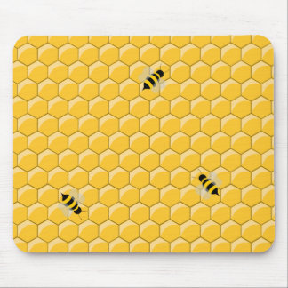 Alfombrilla De Ratón Mousepad de las abejas y del panal
