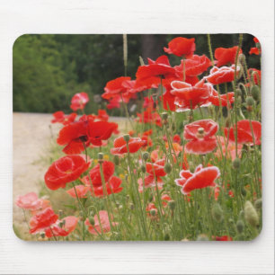 Alfombrilla De Ratón mousepad de las amapolas
