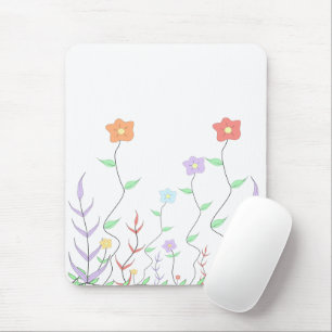 Alfombrilla De Ratón Mousepad de las flores silvestres