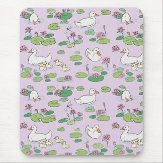 Alfombrilla De Ratón Mousepad de lavanda de pato y agua