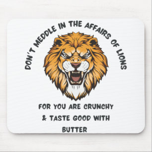 Alfombrilla De Ratón Mousepad de león