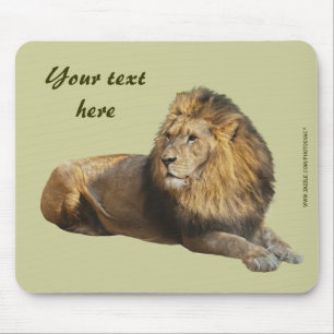 Alfombrilla De Ratón Mousepad de león masculino
