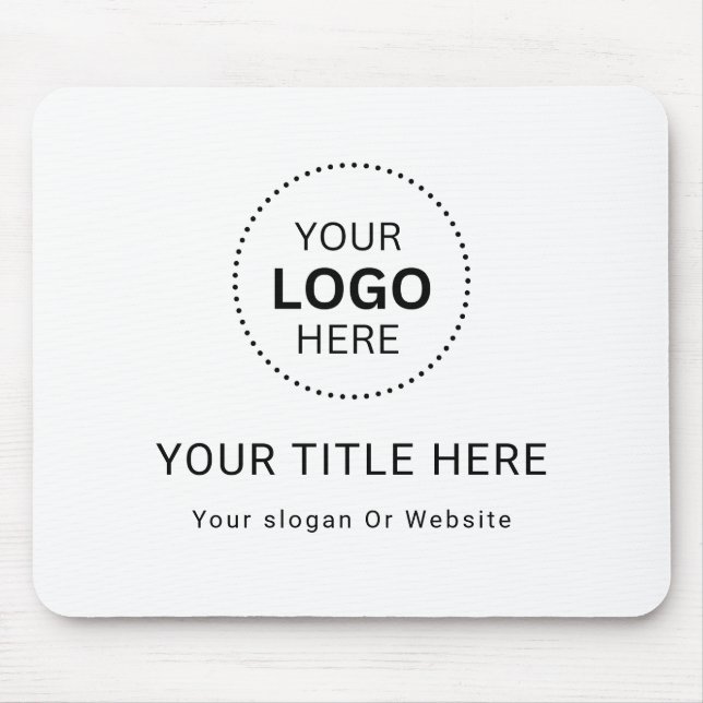 Alfombrilla De Ratón Mousepad de logotipo comercial (Frente)