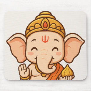 Alfombrilla De Ratón Mousepad de Lord ganesha