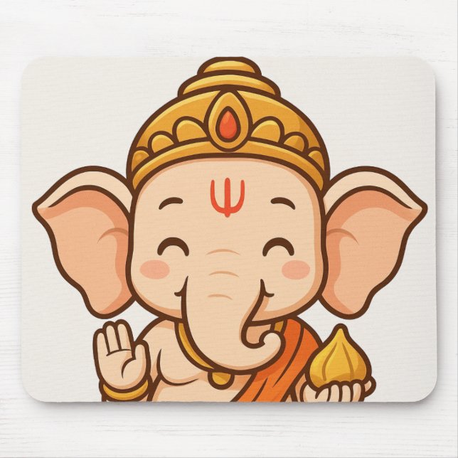 Alfombrilla De Ratón Mousepad de Lord ganesha (Frente)