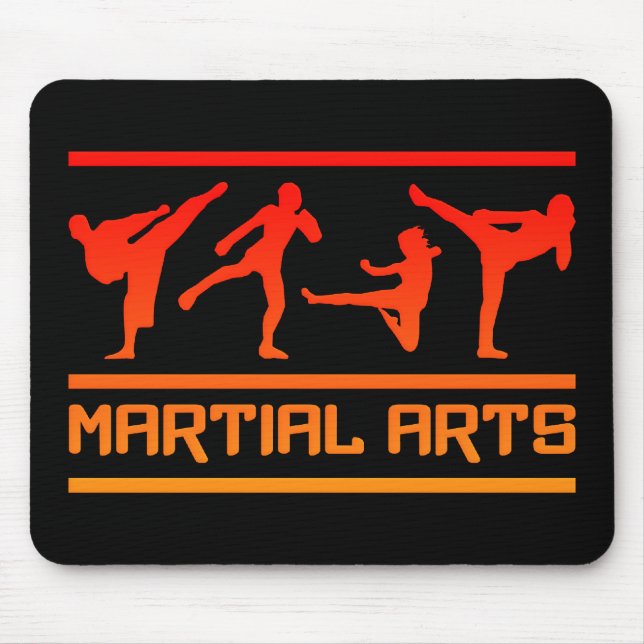 Alfombrilla De Ratón Mousepad de los artes marciales (Frente)