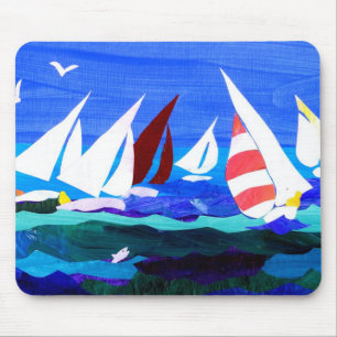 Alfombrilla De Ratón "Mousepad de los barcos de navegación"